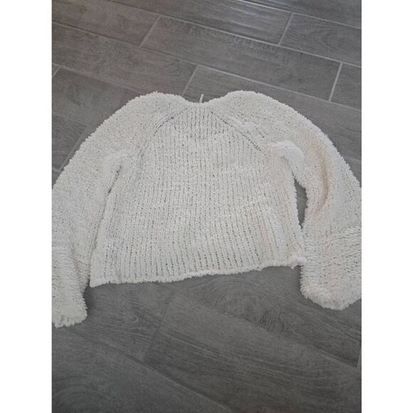 Women's Free People Sand Dune Sweater Ivory Size‎ Small - Picture 7 of 9